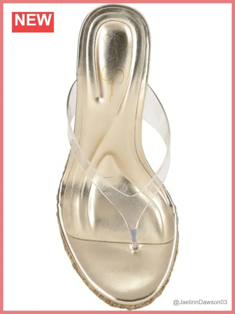 Wedge Sandals with Open Round Toe and 4.5 Inch Heel